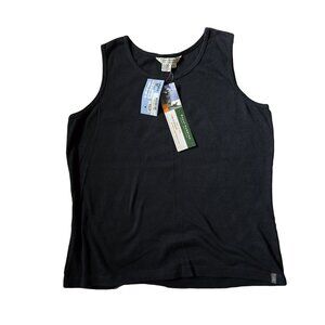 NWT ROYAL ROBBINS Black Cotton Tank XL